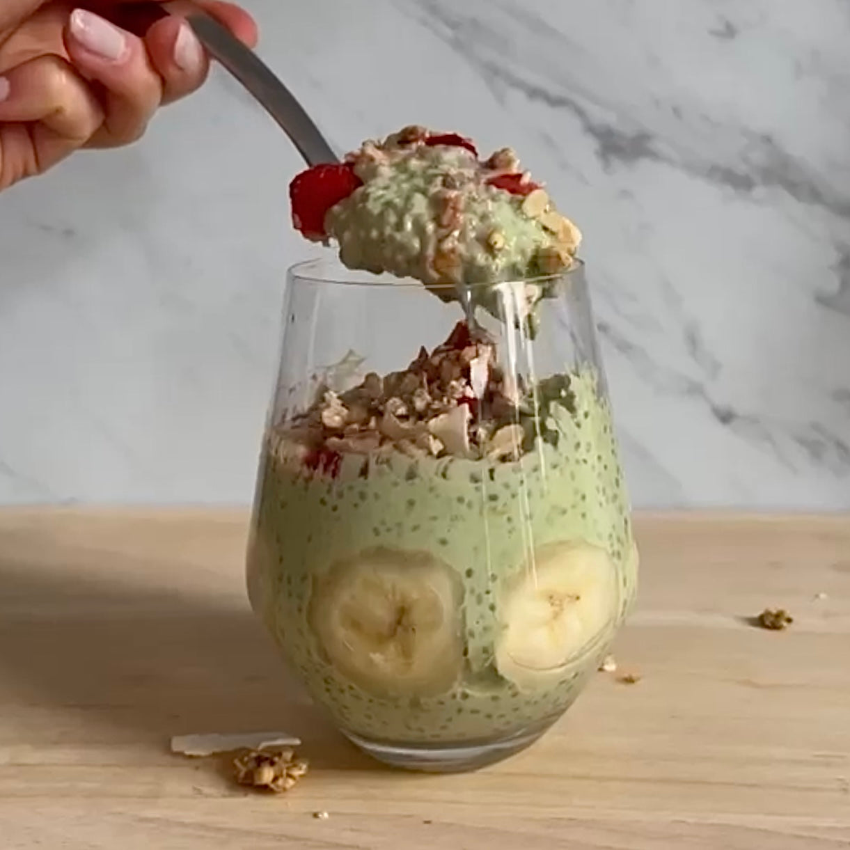 Matcha & Coco Chia Pudding
